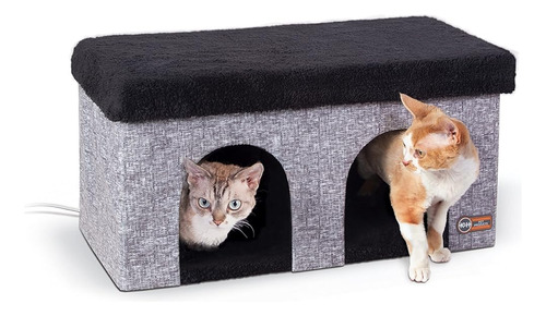 K&h Pet Products Thermo-kitty Duplex Interior Con Calefacció