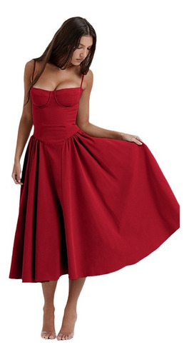 Vestido Elegante Mujer Sexys Fiesta Ajustado Tirantes