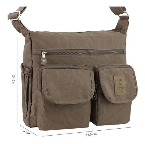 Bolsa Crossbody Multiples Compartimentos Moda Casual Jml-005
