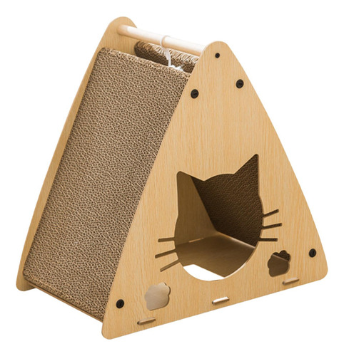 Cartón Cat Houses Rascador Para Gatos Medianos Y Kitty