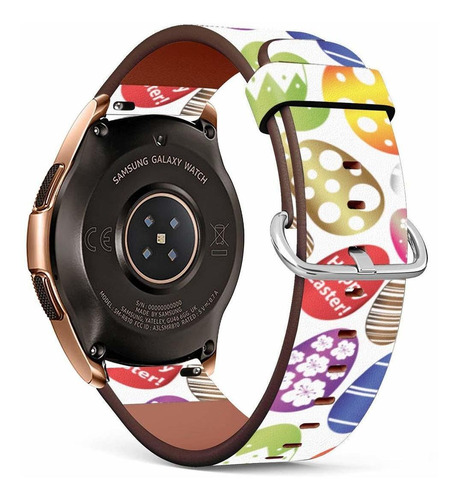 Para Samsung Galaxy Watch3 41mm Watch 42mm Huevo Pascua Pu
