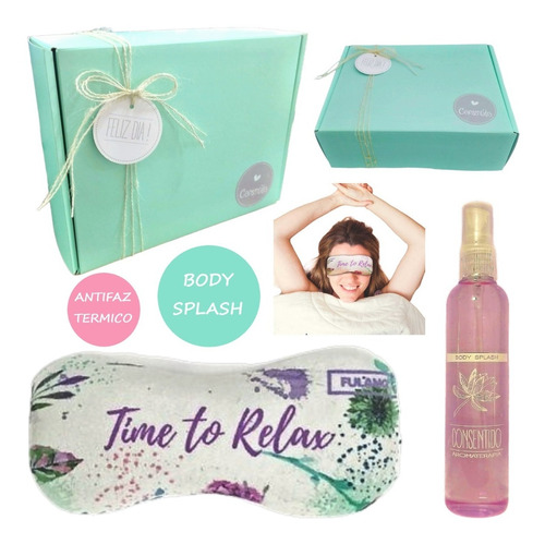 Kit Caja Mujer Regalo Box Zen Aroma Rosas Spa Relax Set N87