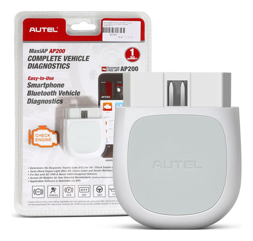 Scanner Autel Maxi Ap200 Bluetooth Obd2 Diagnostico Full