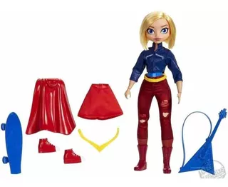 Boneca Supergirl - 2 Em 1 Dc Super Hero Girls Mattel.