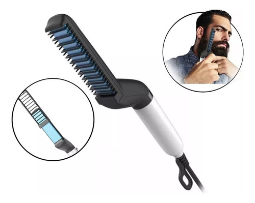 Plancha De Pelo Portátil Para Cabello Y Barba De Hombres