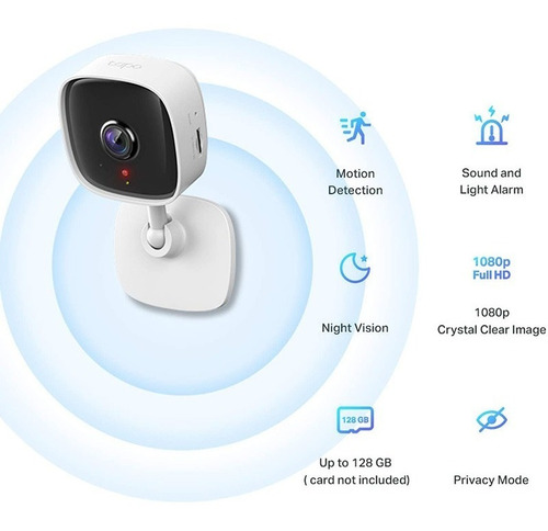 Imagen 5 de 9 de Cámara Wi-fi Tp-link Tapo C100 Full Hd Visión Nocturna Sd 32