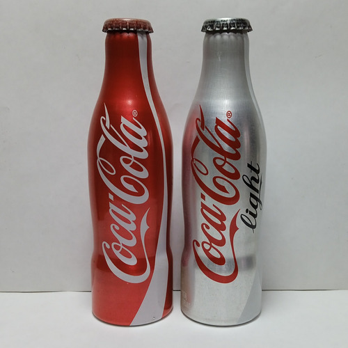Botellas De Coca Cola Y Coca Cola Light En Aluminio