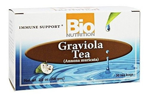 Bio Nutrición Inc. Graviola Té Bolsa 30, 0,02 La Libra.