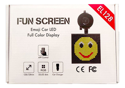 Pantalla Led Emojis Para Auto Led Screen Control Celular
