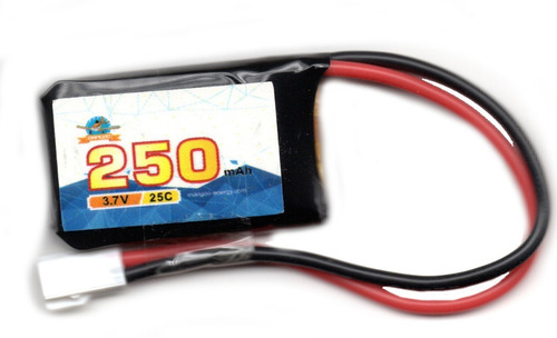 Imagen 1 de 4 de Batería Litio Lipo 3.7v 250mah Helicoptero Drones Aviones Rc