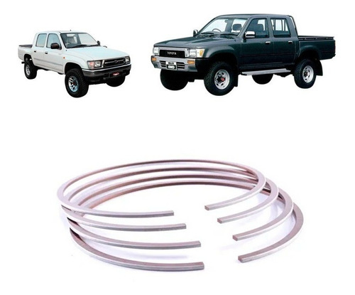 Anillos Motor Std Para Toyota Hilux 2.4 22re 1994 1997