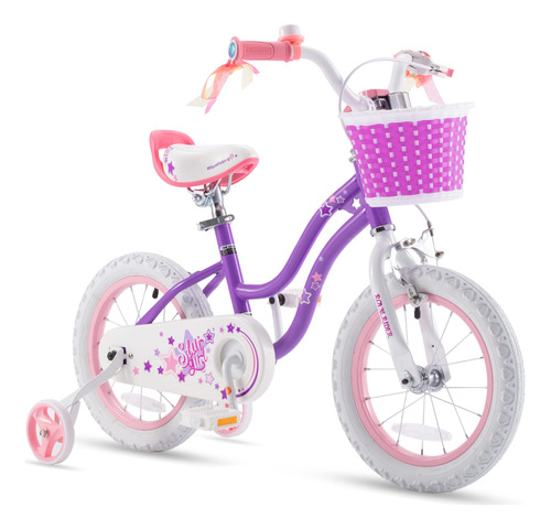 Royalbaby Stargirl - Bicicleta Para Niños Y Niñas, Con Ce.