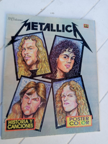 Revista Metalica Ant Ediciones Historia Y Canciones S/poster