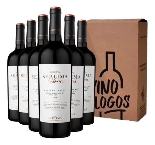 Vino Septima Obra Reserva Cabernet Sauvignon Caja X6