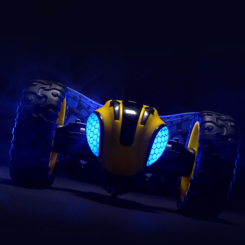 Coche Rc Recargable Abeja Con Movimiento 360° Y Luces Led