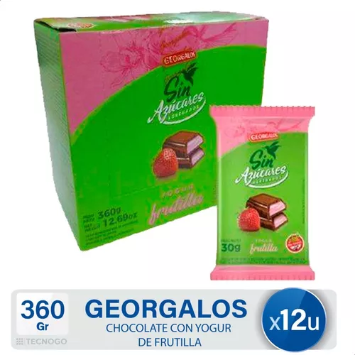 Chocolate Blanco Georgalos Sin Azucar X 70gr