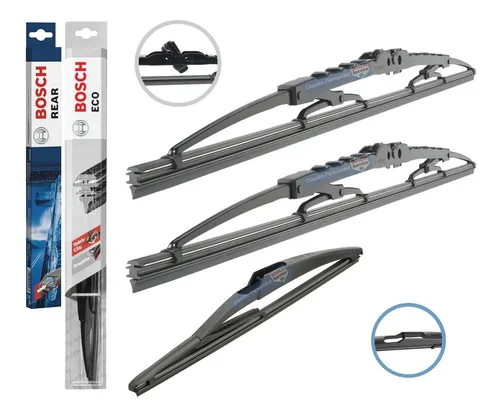 comprar Kit De 3 Escobillas Bosch Eco Peugeot 207 2012 2013 2014