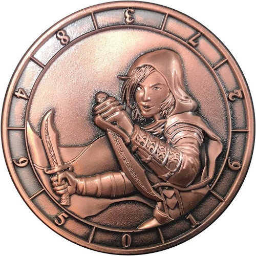 D10 Moneda De Dados De Un Dígito Rogue Rpg