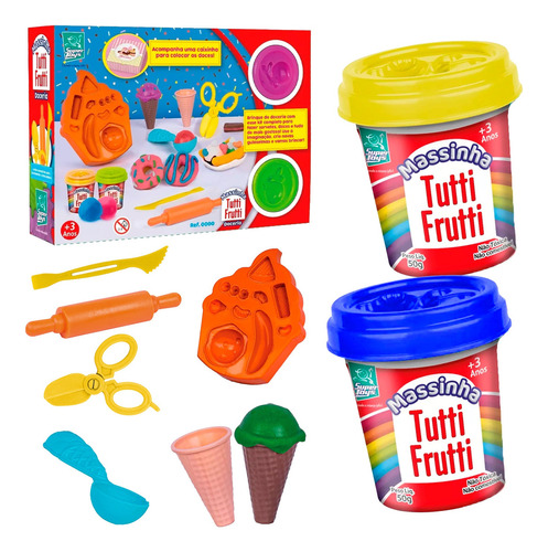Massinha De Modelar Doceria Tutti Frutti 538 - Super Toys