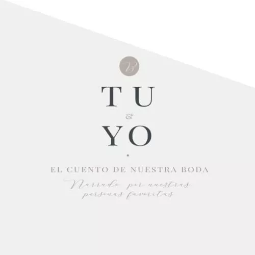 Libro de firmas: Tú y yo, el libro de nuestra boda