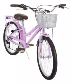 Bicicleta Urbana Huffy Sienna Rodada 24 Lila