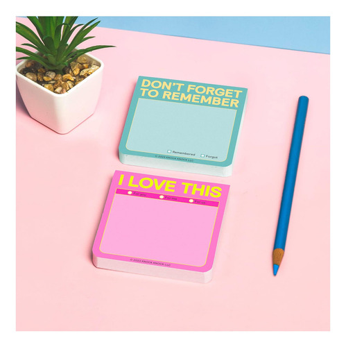 Knock Knock De 8 Caras No Se Olvide De Recordar Sticky Note
