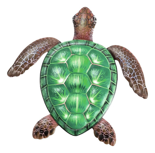 Arte De Hierro Estilo Natural Tortuga Marina Vert Vert