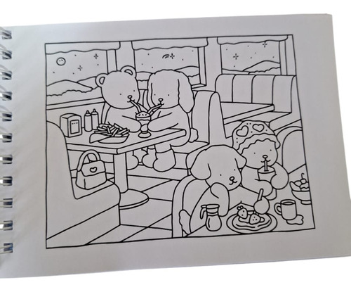Livro Bobbie Goods Para Colorir 50 Folhas Capa Dura Sortido