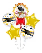 Comprar Set De 5 Globos Para Graduación Gorro Egresados Deliganga