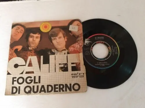 I Califfi Fogli Quaderno Vinilo Simple 7' Italia Psych Rock (Usado)
