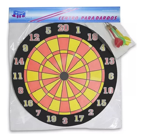 Juego De Dardos Tiro Al Blanco Diana Precisión Chico 30cm