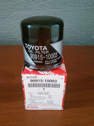 Filtro De Aceite De Toyota Starlet 9091510003 Original