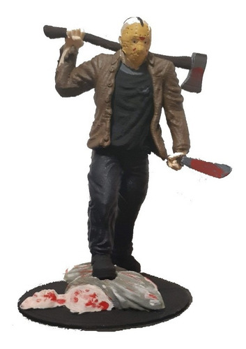 Jason Friday Viernes 13th Muñeco 3d 25 Cm Altura