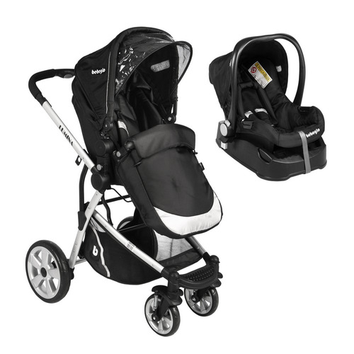 Coche Travel System Bebeglo Butaca Bebe Rs-13740 Negro