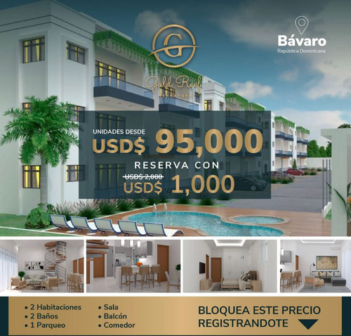 Se Vende Hermoso Apartamento En Punta Cana, Cap Cana 