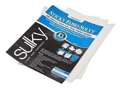 Estabilizador Sulky 8.5x11, 12-pack, Blanco
