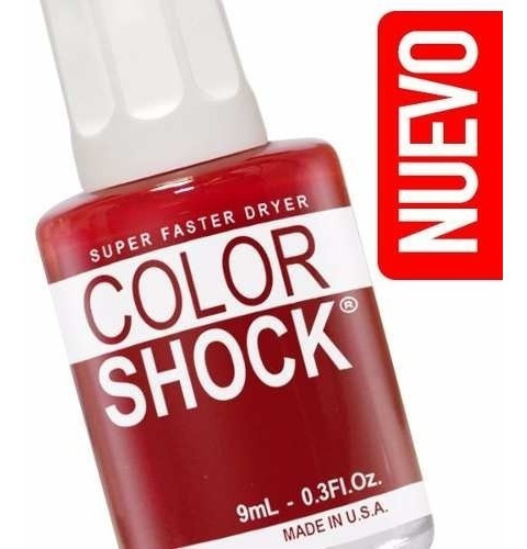 Esmalte Para Uñas Color Shock Rojo Bordeaux Nice