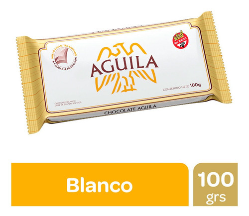 Chocolate Blanco Aguila Tableta X 100 Gr