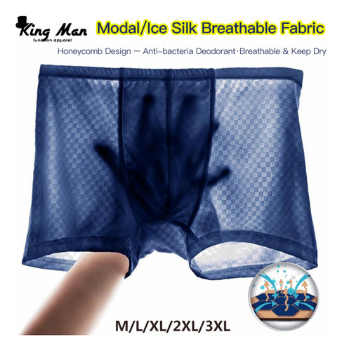 Calzoncillos Bóxer Transpirables Ice Silk