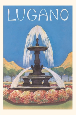 Libro Vintage Journal Fountain In Lugano - Found Image Pr...