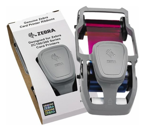 Cinta Ribbon Zebra 800300-550 Zc300 Color Ymcko 300 Imagenes