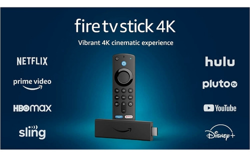 Amazon Fire Tv Stick 4k Alexa C/control Para Tv Dolby Vision