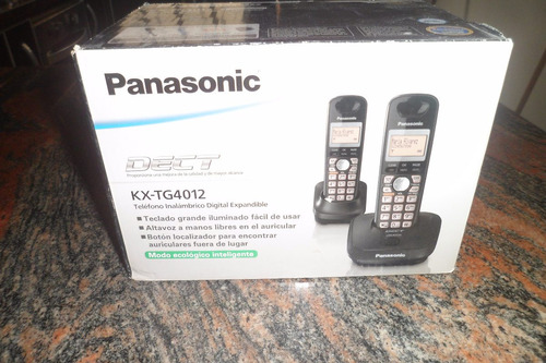 Teléfono Inalámbrico Panasonic Dect Kx-tg4012 Doble