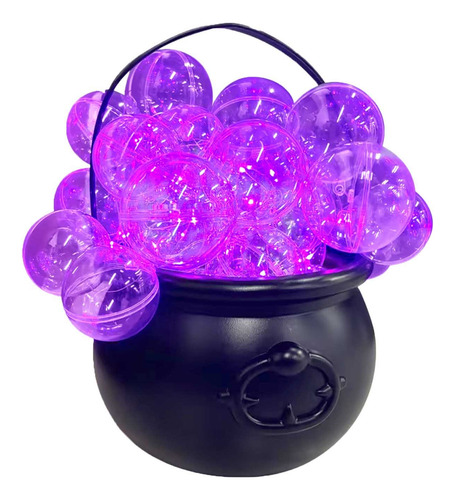 Set De Tarros Con Forma De Bruja N Ornament, Luminosos Tarro