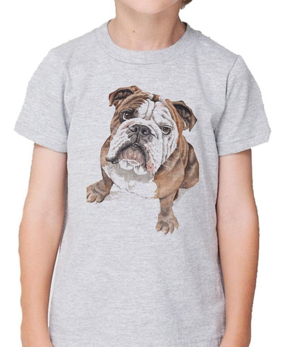 Remera De Niño Bulldog Ingles Art