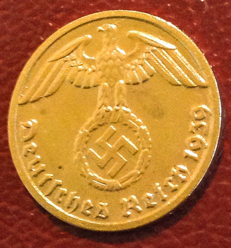 Moeda De Ouro 24 K Alemana 1939