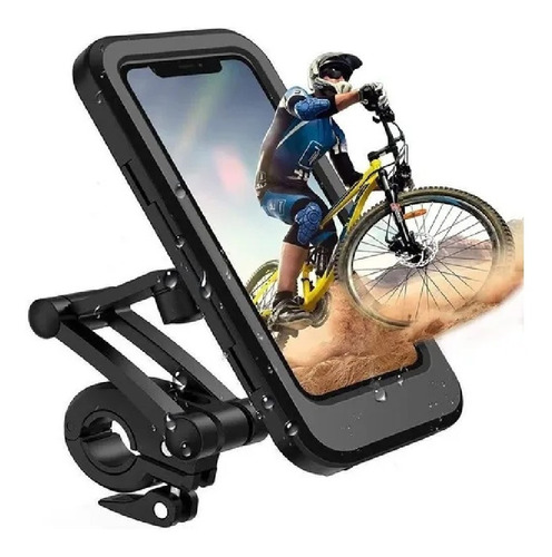 Base Soporte Funda Para Celular Moto Bicicleta Impermeable