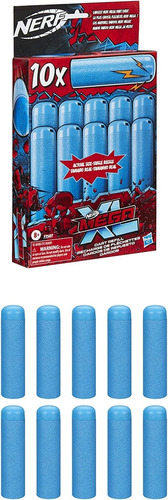 Nerf Mega Xl - Recambio De Dardos, Incluye 10 Dardos Silbado