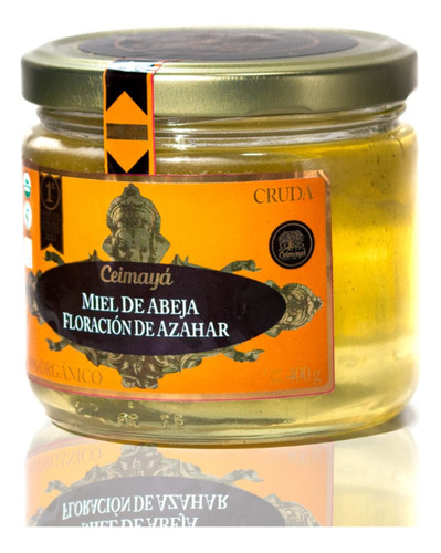 Miel Floracion Azahar Ceimaya 400g Organica Cruda Frasco