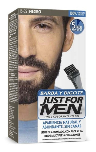Just For Men Coloracion Gel Para Barba Y Bigote Cubre Canas